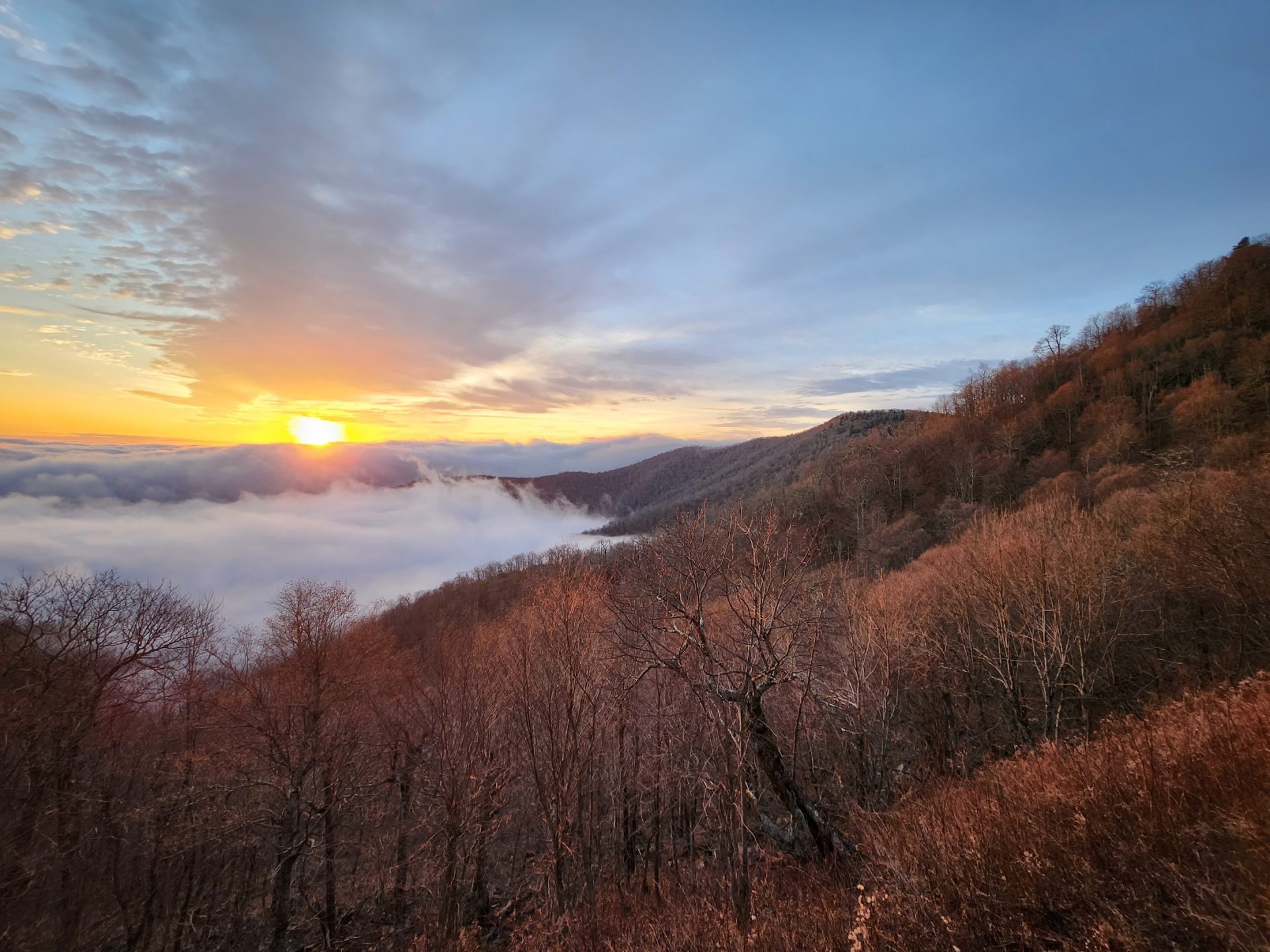 Into the Orange: Chasing Sunsets Across Western North Carolina