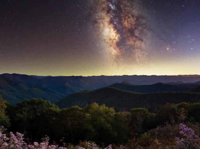 Milky Way over the Blue Ridge