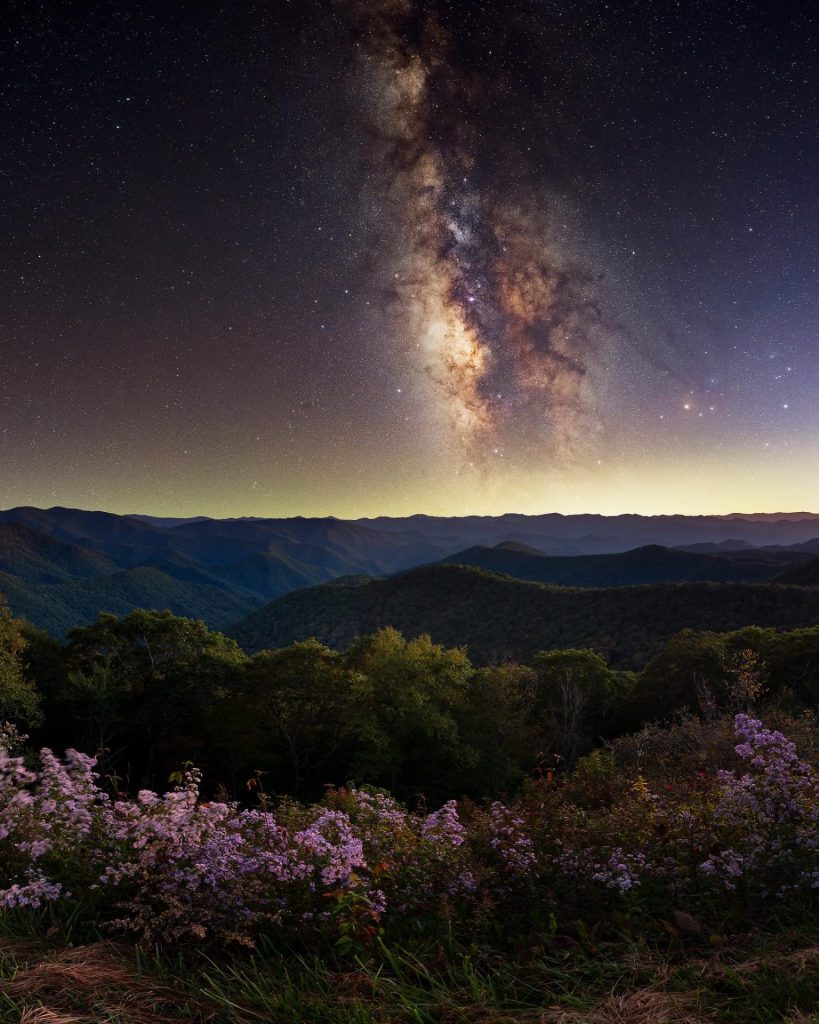 Milky Way over the Blue Ridge