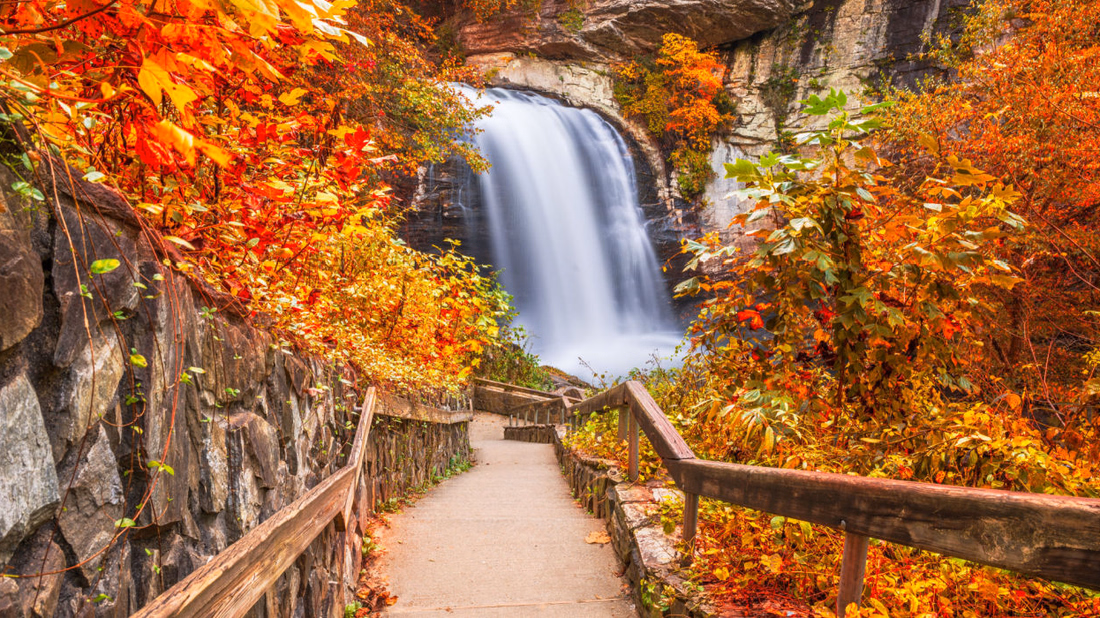 Looking-Glass-Falls-in-Pisgah-National-Forest-North-Carolina